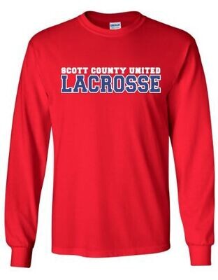 Adult Scott County United Lacrosse Long Sleeve Tee (SCUL)
