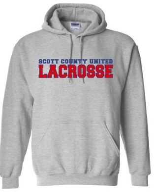 Adult Scott County United Lacrosse Hooded Sweatshirt (SCUL)