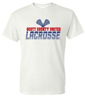 Adult Scott County United Lacrosse Sticks Short Sleeve Tee (SCUL)