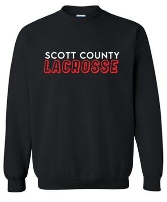 Adult Scott County Lacrosse Crewneck Sweatshirt (SCUL)