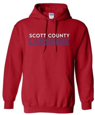 Adult Scott County Lacrosse Hooded Sweatshirt (SCUL)