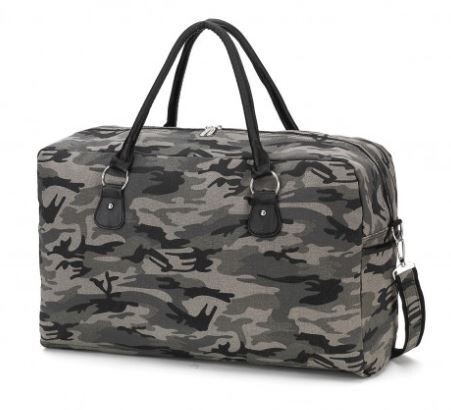 Black Camo Travel Bag