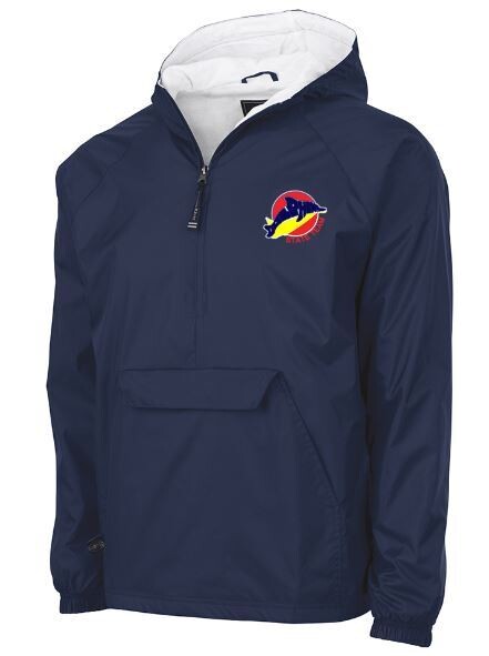 Youth STATE TEAM Charles River Classic Navy Solid Pullover (LEXD)