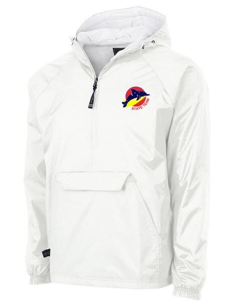 Adult STATE TEAM Charles River Classic White Solid Pullover (LEXD)