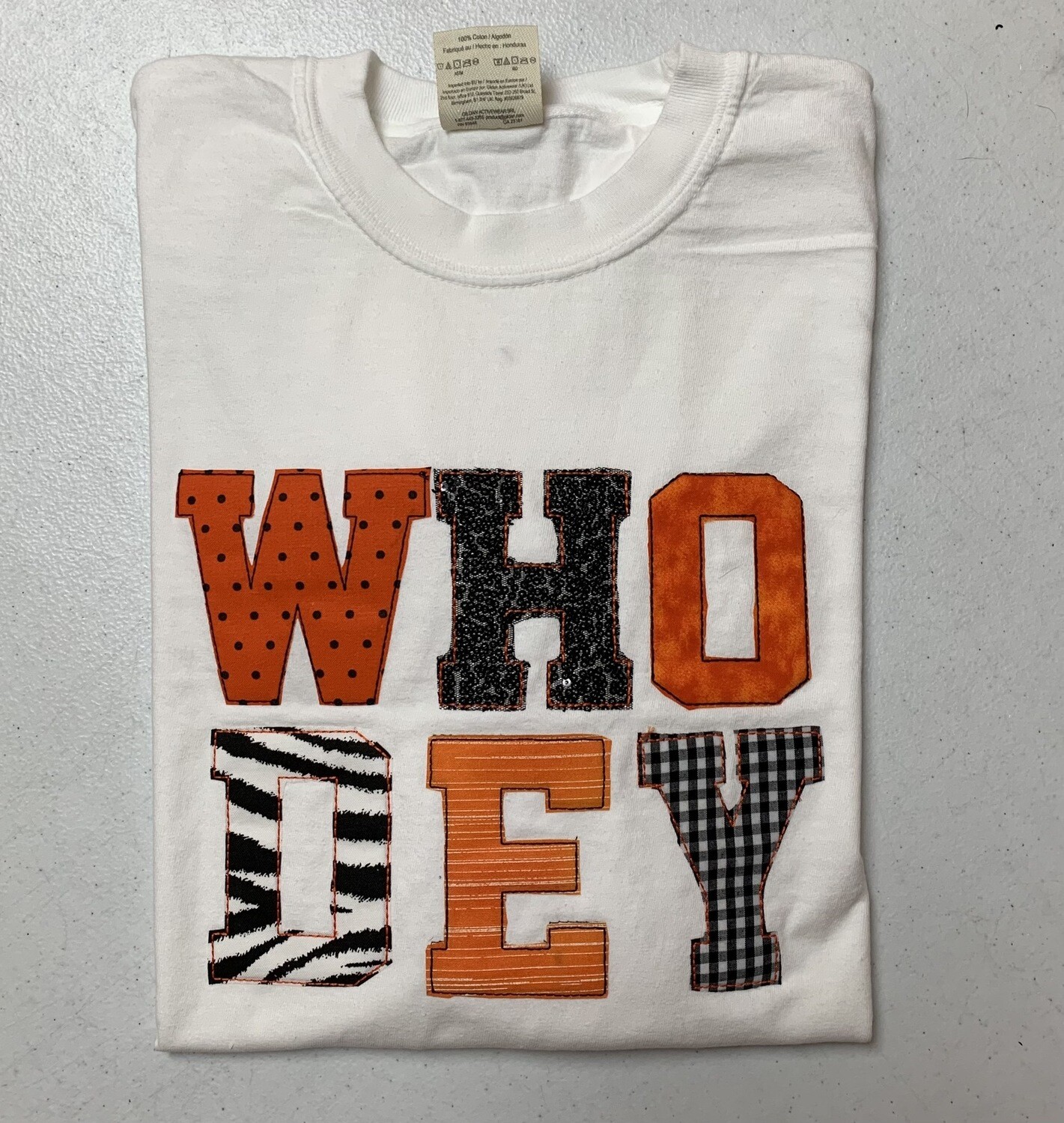 WHO DEY Comfort Color Long Sleeve t-shirt.