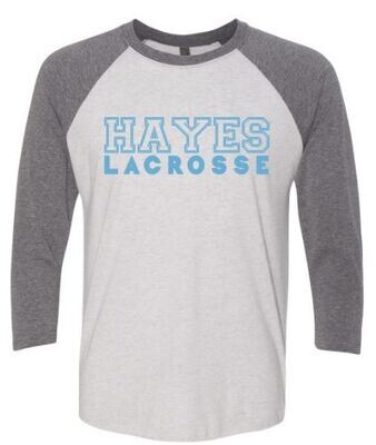 Hayes Lacrosse Adult Three-Quarter Sleeve Tee (EJHL)