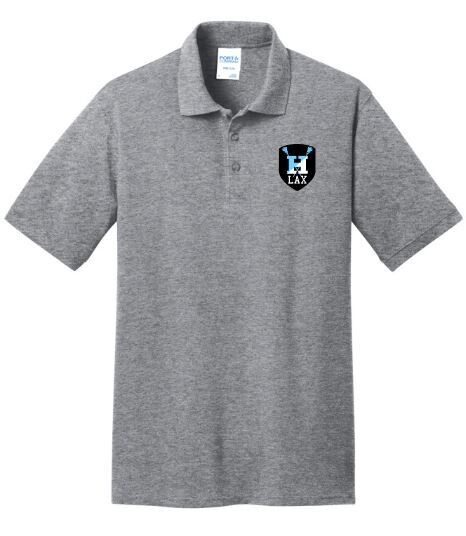Men&#39;s Port &amp; Company® Core Blend Pique Polo with Embroidered Hayes Lacrosse Logo (EJHL)