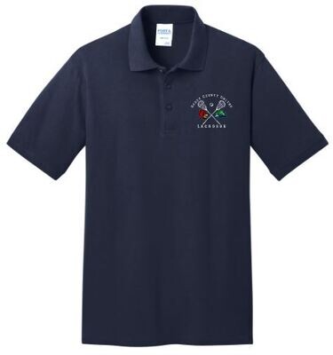 Men's Port & Company® Core Blend Pique Polo with Embroidered Logo (SCUL)