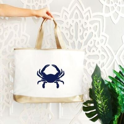 Crab Creme Cabana Tote Bag