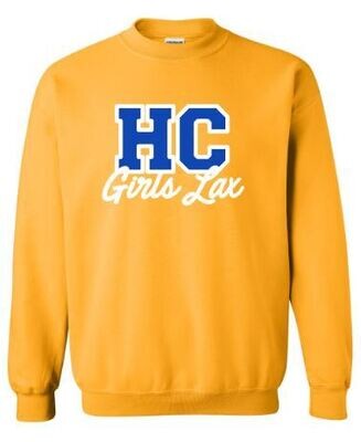 HC Girls Lax Crewneck Sweatshirt (HCGL)
