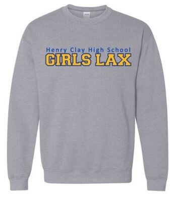 Henry Clay High School Girls Lax Crewneck Sweatshirt (HCGL)