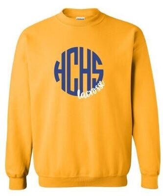 HCHS Lacrosse Crewneck Sweatshirt (HCGL)