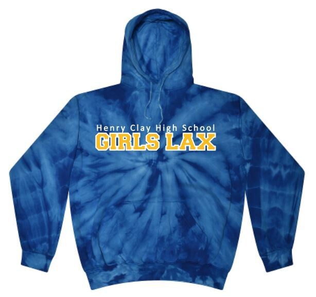 Henry Clay High School Girls Lax Tie Dye Hooded Sweatshirt (HCGL)
