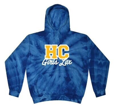HC Girls Lax Tie Dye Hooded Sweatshirt (HCGL)