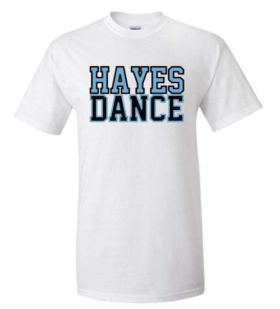 Hayes Dance Gildan White Short Sleeve T-Shirt