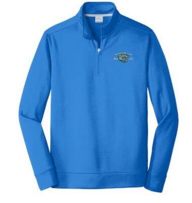Adult Signature Club Swim Dive Performance Fleece 1/4 Zip Pullover with Embroidered Logo (SCSD)
