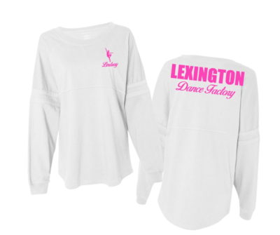 Ladies Lexington Dance Factory Jersey Pom Pom Long Sleeve T-Shirt (LDF)