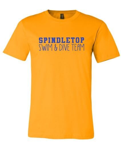Spindletop Swim & Dive Team Bella + Canvas® Adult Jersey Short Sleeve Tee (SSD)