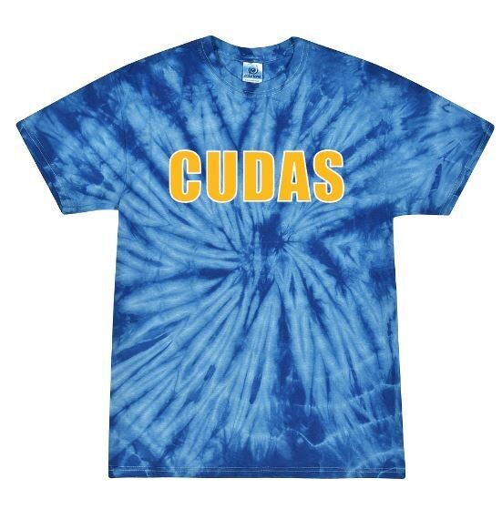 Cudas Youth OR Adult Royal Tie-Dye Short Sleeve Tee (SSD)