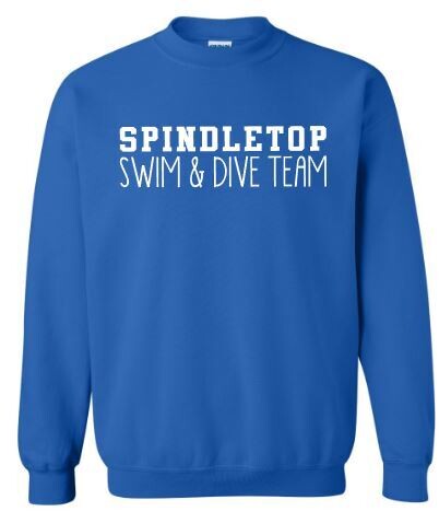 Spindletop Swim &amp; Dive Team Gildan Heavy Blend™ Youth Crewneck Sweatshirt (SSD)