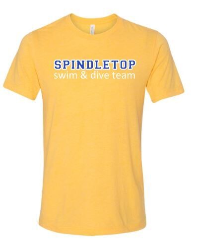 Spindletop Swim &amp; Dive Team Bella + Canvas® Adult Triblend Short Sleeve Tee (SSD)