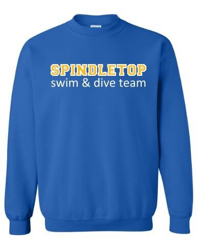 Spindletop Swim &amp; Dive Team Gildan Heavy Blend™ Adult Crewneck Sweatshirt (SSD)