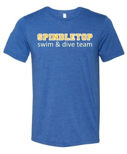 Spindletop Swim &amp; Dive Team Bella + Canvas® Youth Triblend Short Sleeve Tee (SSD)