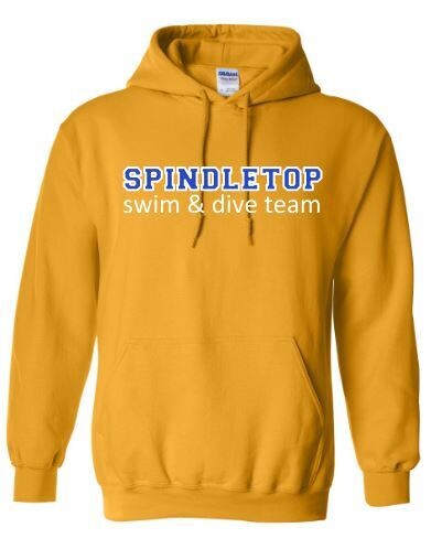 Spindletop Swim & Dive Team Gildan Heavy Blend™ Adult Hooded Sweatshirt (SSD)
