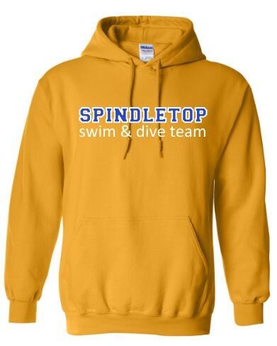 Spindletop Swim &amp; Dive Team Gildan Heavy Blend™ Adult Hooded Sweatshirt (SSD)