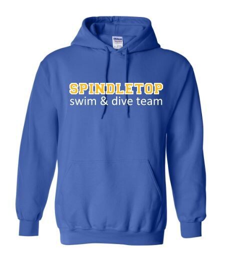 Spindletop Swim &amp; Dive Team Gildan Heavy Blend™ Adult Hooded Sweatshirt (SSD)