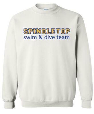 Spindletop Swim & Dive Team Gildan Heavy Blend™ Adult Crewneck Sweatshirt (SSD)