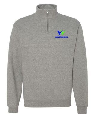 Unisex JERZEES NuBlend 1/4 Zip Sweatshirt with Embroidered Logo (WWR)