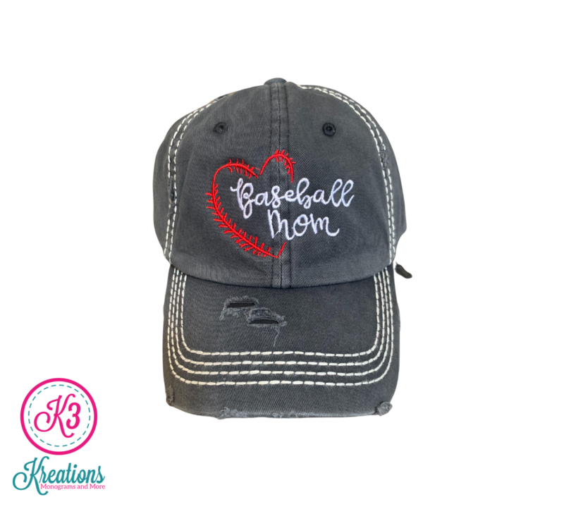 Baseball Mom Washed Vintage Ballcap