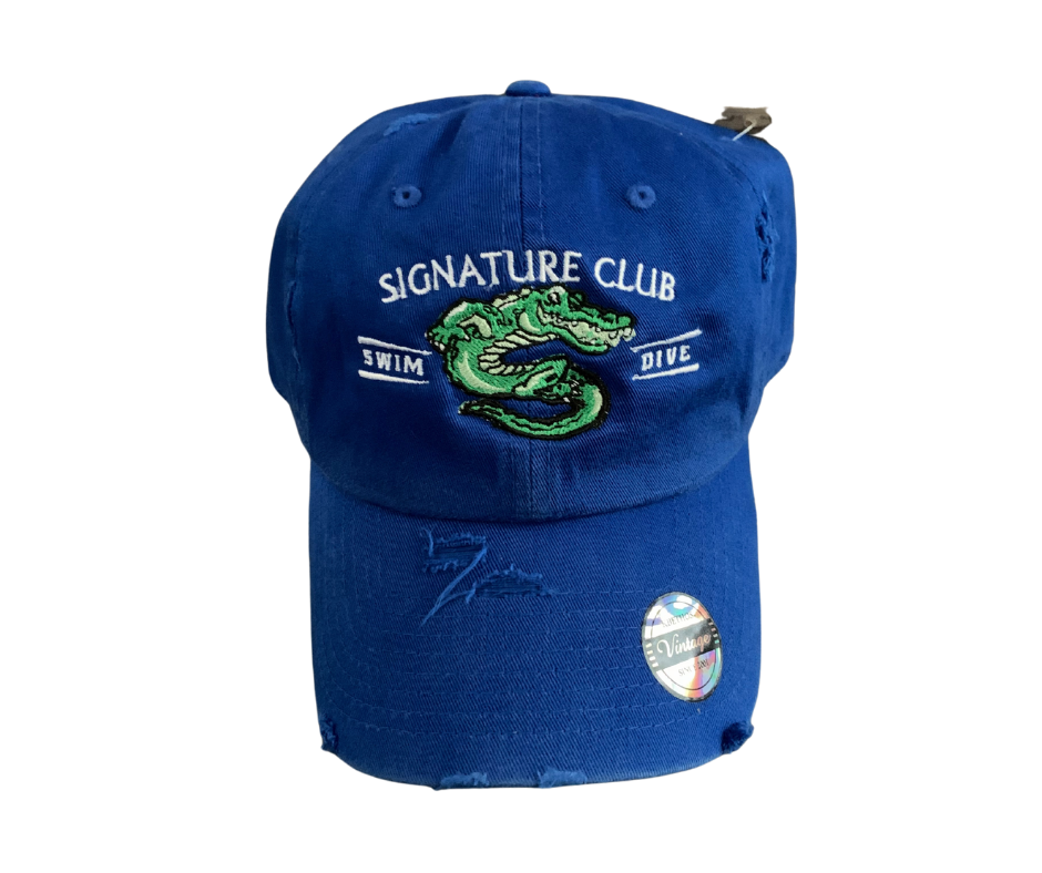 Signature Club Logo Distressed Ball Cap (SCSD)