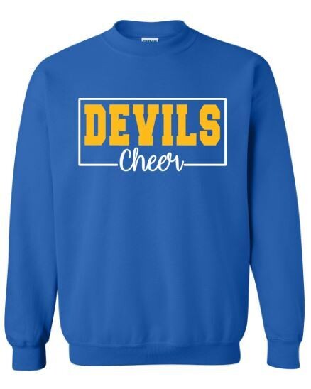 Devils Cheer Crewneck Sweatshirt (HCC)