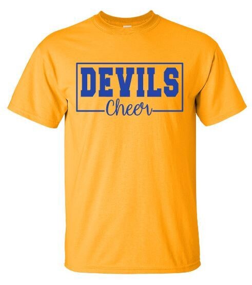 Devils Cheer Short or Long Sleeve Tee (HCC)