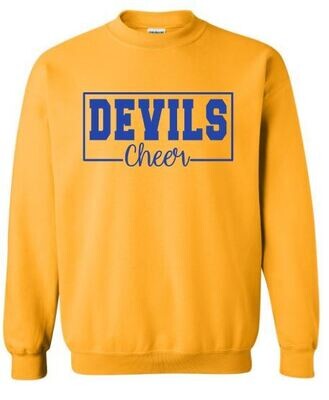 Devils Cheer Crewneck Sweatshirt (HCC)