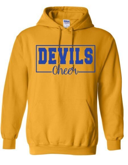 Devils Cheer Hooded Sweatshirt (HCC)