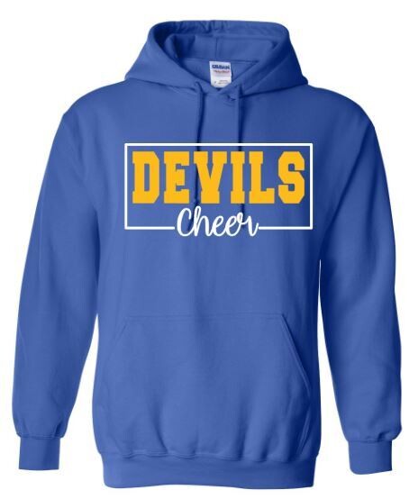 Devils Cheer Hooded Sweatshirt (HCC)