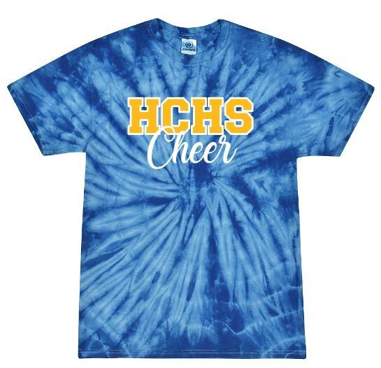 HCHS Cheer Short Sleeve Tie-Dye Tee (HCC)
