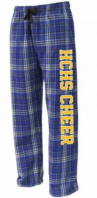 Unisex Adult HCHS Cheer Flannel Pants (HCC)