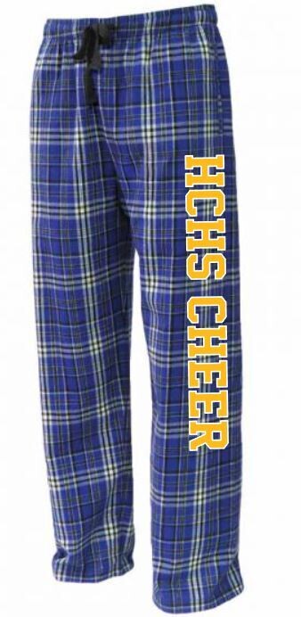 Adult HCHS Cheer Flannel Pants (HCC)