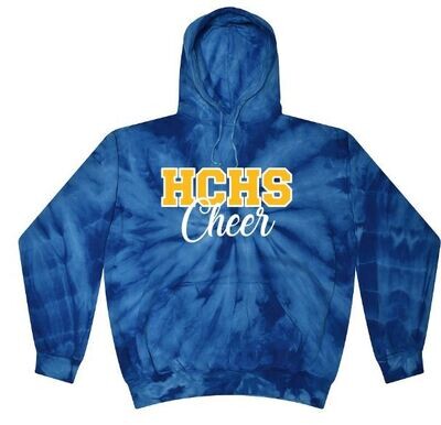 HCHS Cheer Tie-Dye Hooded Sweatshirt (HCC)