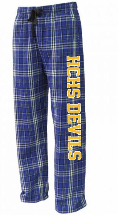 Adult HCHS Devils Flannel Pants