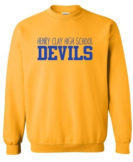Henry Clay High School Devils Crewneck Sweatshirt (HCC)