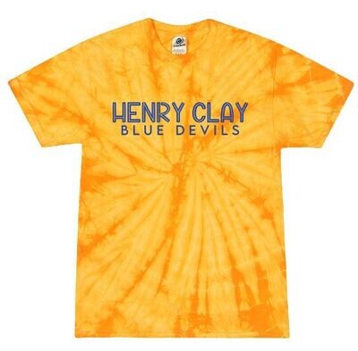 Henry Clay Blue Devils Short Sleeve Tie-Dye Tee