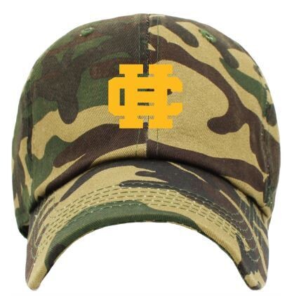 HC Camo Distressed or Non-Distressed Cap