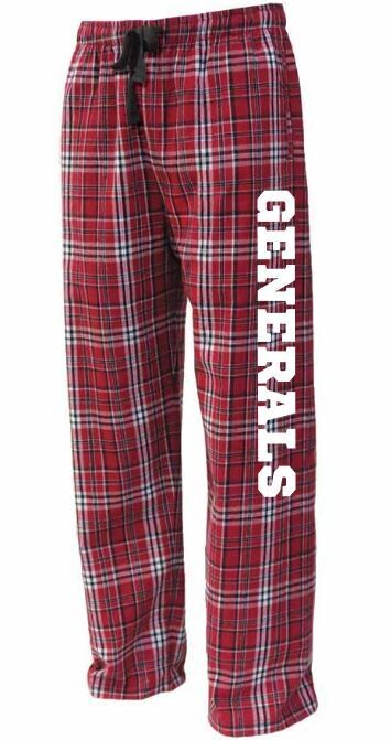 Adult Generals Flannel Pants (LGS)