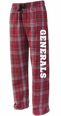 Adult Generals Flannel Pants