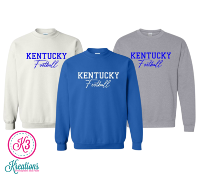 Adult Kentucky Football Crewneck Sweatshirt